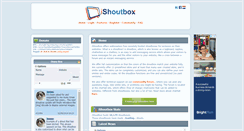 Desktop Screenshot of ishoutbox.com